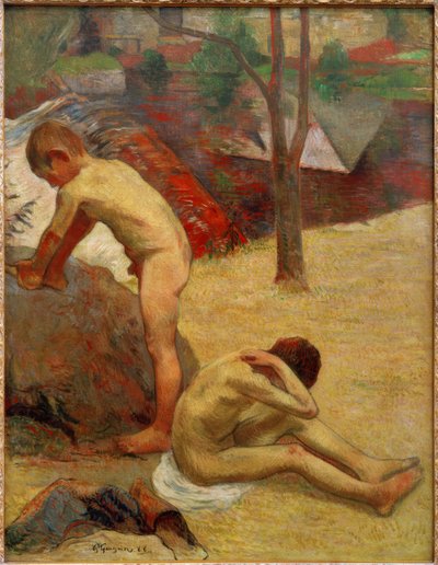 Young Breton Bathers by Paul Gauguin